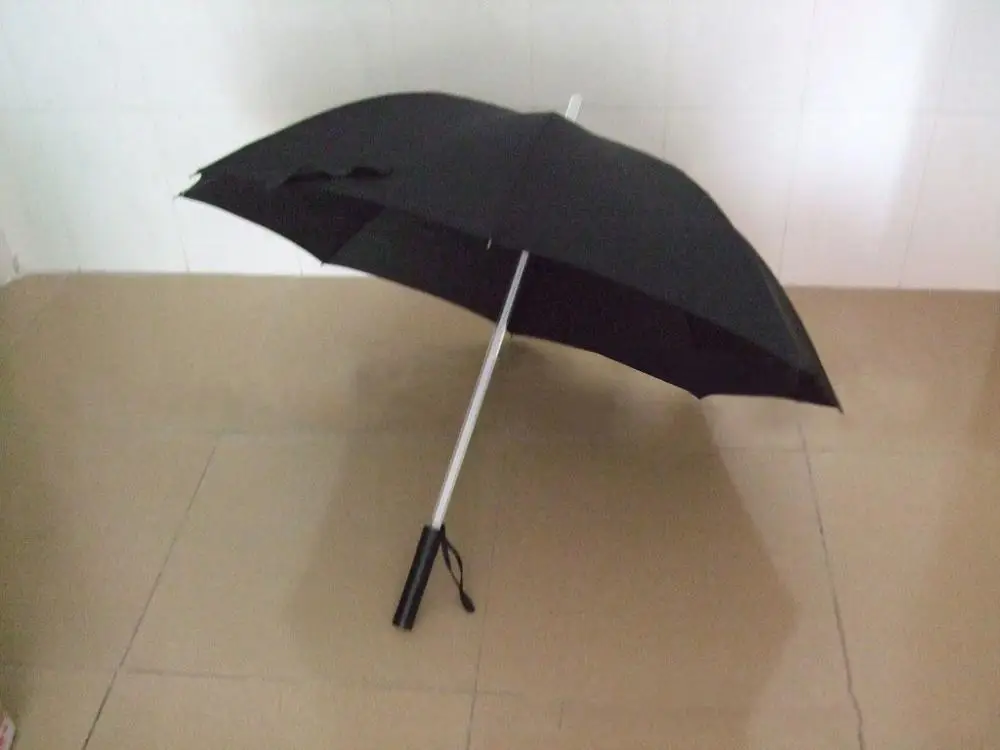black 4 Colors 8 Bone Charming Adults Led Umbrella Women Men Light Flash Glow in the Dark Rain Protection Birthday Christmas Gift - Цвет: black