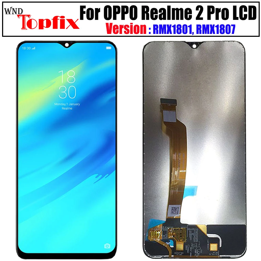 6 3 Lcd For Oppo Realme 2 Pro Lcd Display Screen Touch Panel Sensor Digitizer Assembly Realme2 Pro Rmx1801 Rmx1807 Full Display Mobile Phone Lcd Screens Aliexpress