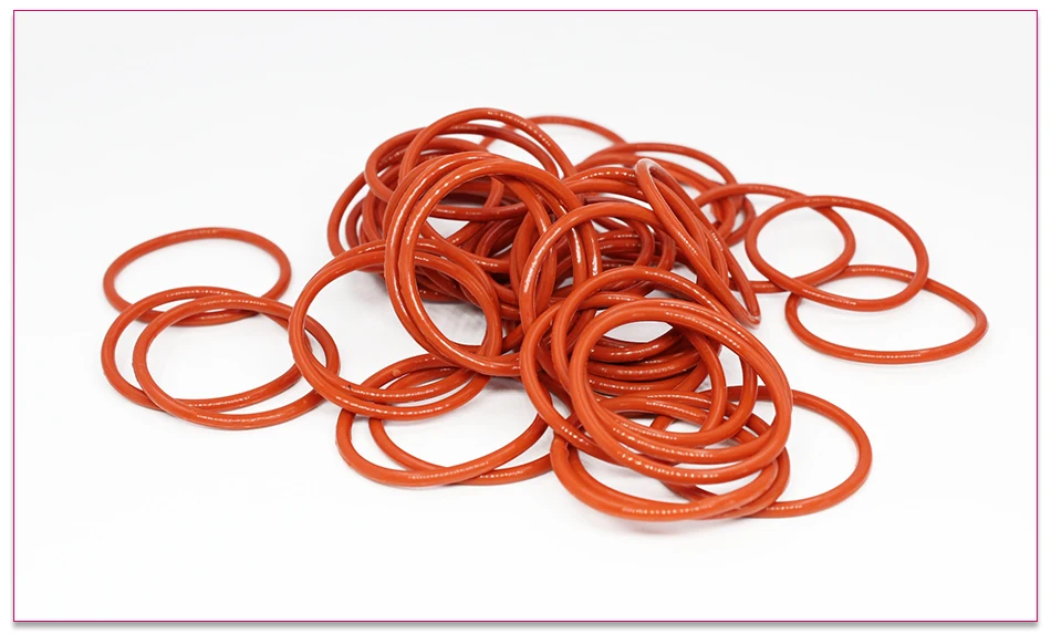 10PCS/Lot VMQ O Ring Seal Gasket Thickness CS1/1.5/1.9mm OD4-40mm Silicone Rubber Insulation Waterproof Washer Green Non-toxic
