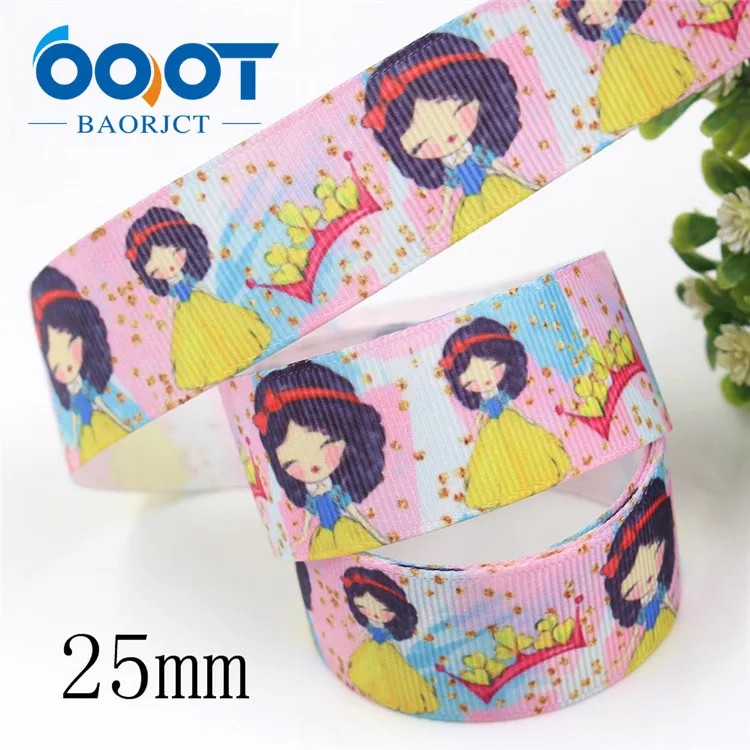 I-191016-2464 OOOT BAORJCT I-191016-2459, 25 мм, 10 ярдов мультфильм термотрансферные печатные корсажные ленты, лук кепки, Одежда DIY Аксессуары - Цвет: I-191016-2464