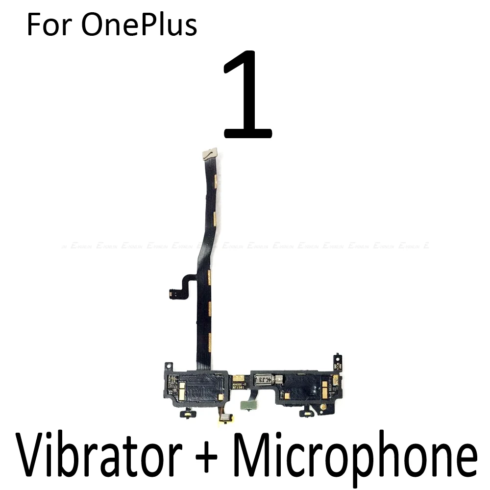 Новинка, высококачественный микрофонный модуль для OnePlus 1, 2, 3, 3, T, 5, 5, 6, 6 T, вибромотор, микрофон, гибкий кабель, сменные детали - Цвет: Mic For OnePlus 1