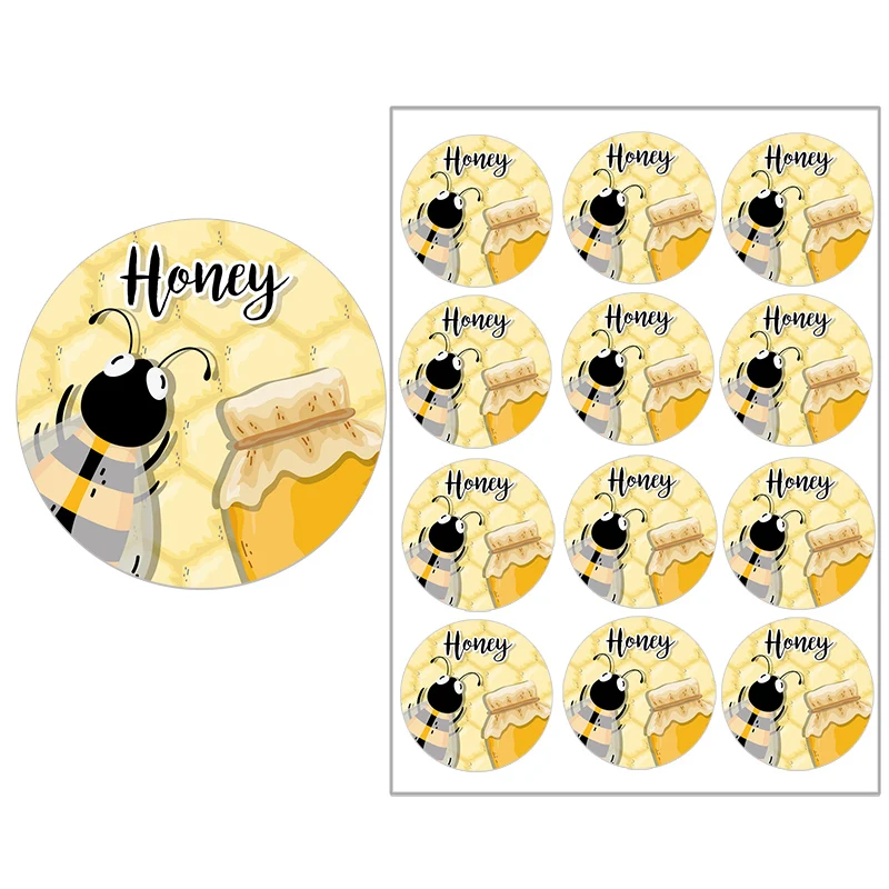 Charming Honey And Bees Sticker Sets