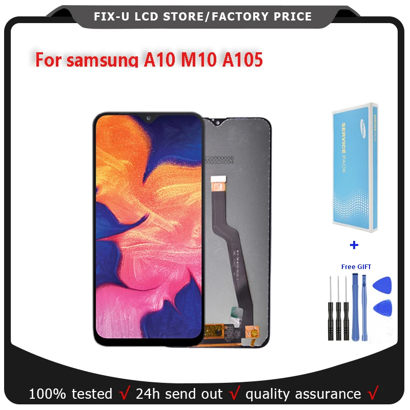 6.2&quot Original LCD For Samsung Galaxy A10 A105 A105F SM-A105F Display Screen replacement Digitizer Assembly super amoled | Мобильные