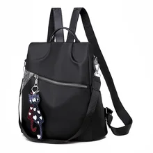 Оксфорд ткань нейлоновый рюкзак женский стиль блесток ультра-легкий универсальный Противоугонный большой емкости рюкзак школьная сумка