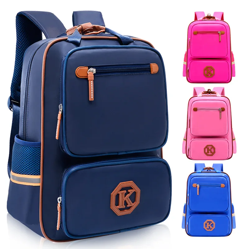 

Schoolbag for Elementary School Students Printed Words Printed Logo Men And Women Children 1--6 Grade Backpack Children 6-12 a Y