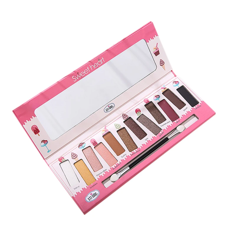 

12 Color Pearl Matte Blend Eyeshadow Waterproof Sweat Proof European And American Style