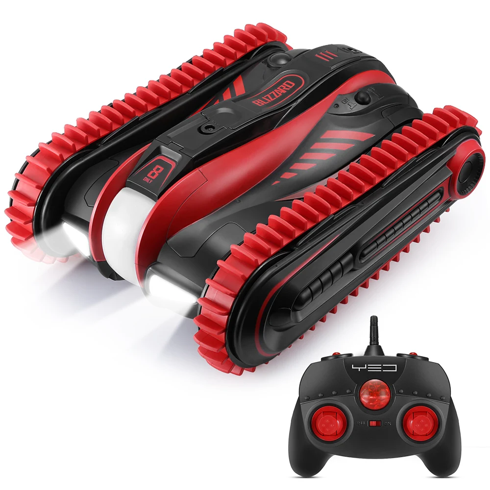 

YED 1803 2.4GHz 6-Channel RC Tank Toys Amphibious 360-Degree Rotation Anti-Impact And Anti-Collision Vehicle Tank Toys Kids Gift