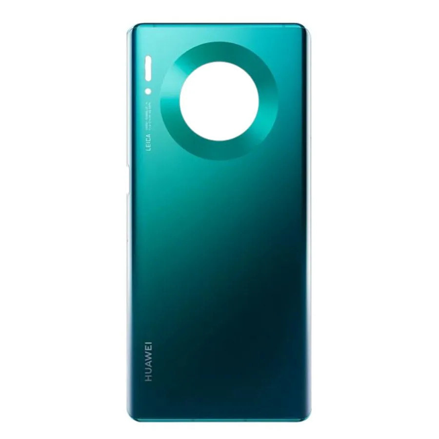 Для huawei mate 30 Pro батарея Задняя стеклянная крышка задняя дверь корпус окно с объективом камеры для huawei mate 30 Pro крышка батареи - Цвет: Green No Lens