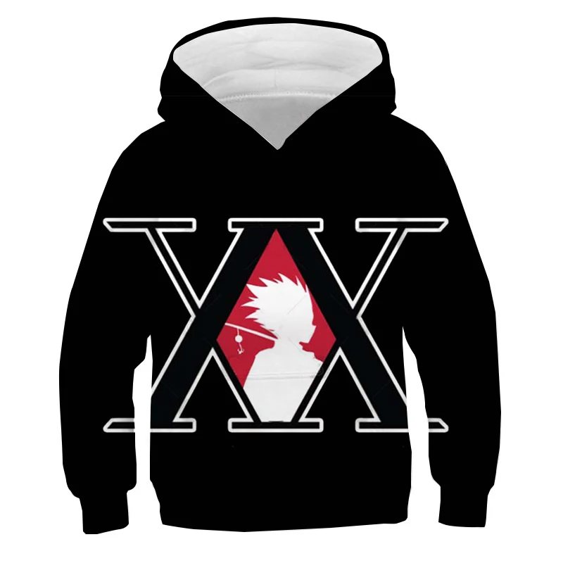 

Boys Hoodie 3d Print Hunter X Hunter Long Sleeve Fleece Girl Hoodie Clothes Teens Jacket Warm Children Kawaii Sweatshirt