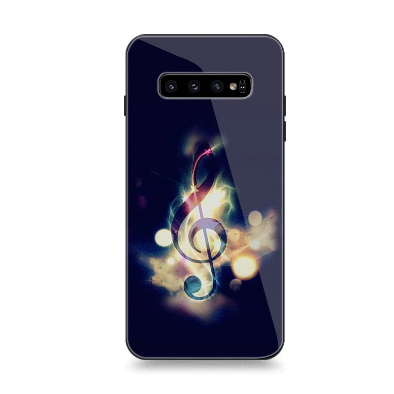 Мобильный чехол для телефона Стекло для samsung A10 A20 A30 A40 A50 A60 A70 S7 край S8 Plus Note 8 9 S10 крышка модные рельсы для поезда