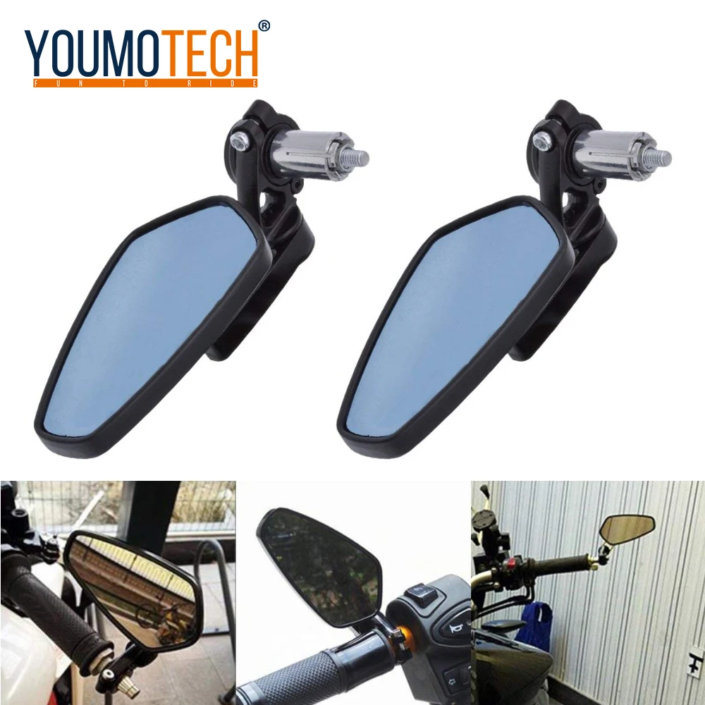 Руль ручки зеркало заднего вида мотоцикла Зеркало для Yamaha MT09 MT07 MT 09 07 XJ6 FJR XJR 1300 Racer