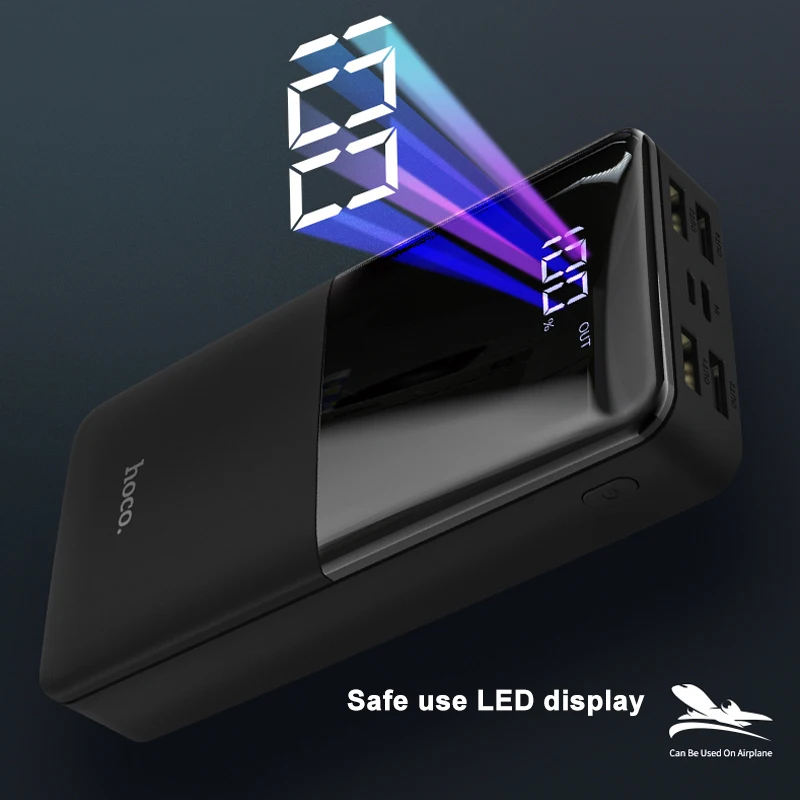 Внешний аккумулятор HOCO на 20000 мА · ч с двумя USB портами|Внешние аккумуляторы| |