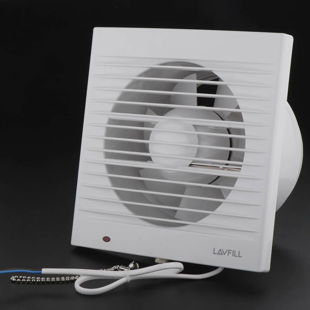 Kitchen Extractor Airflow Fan Exhaust Blower Ventilation Shower Toilet 6inch, Air Flow, Steel Frame, Durable