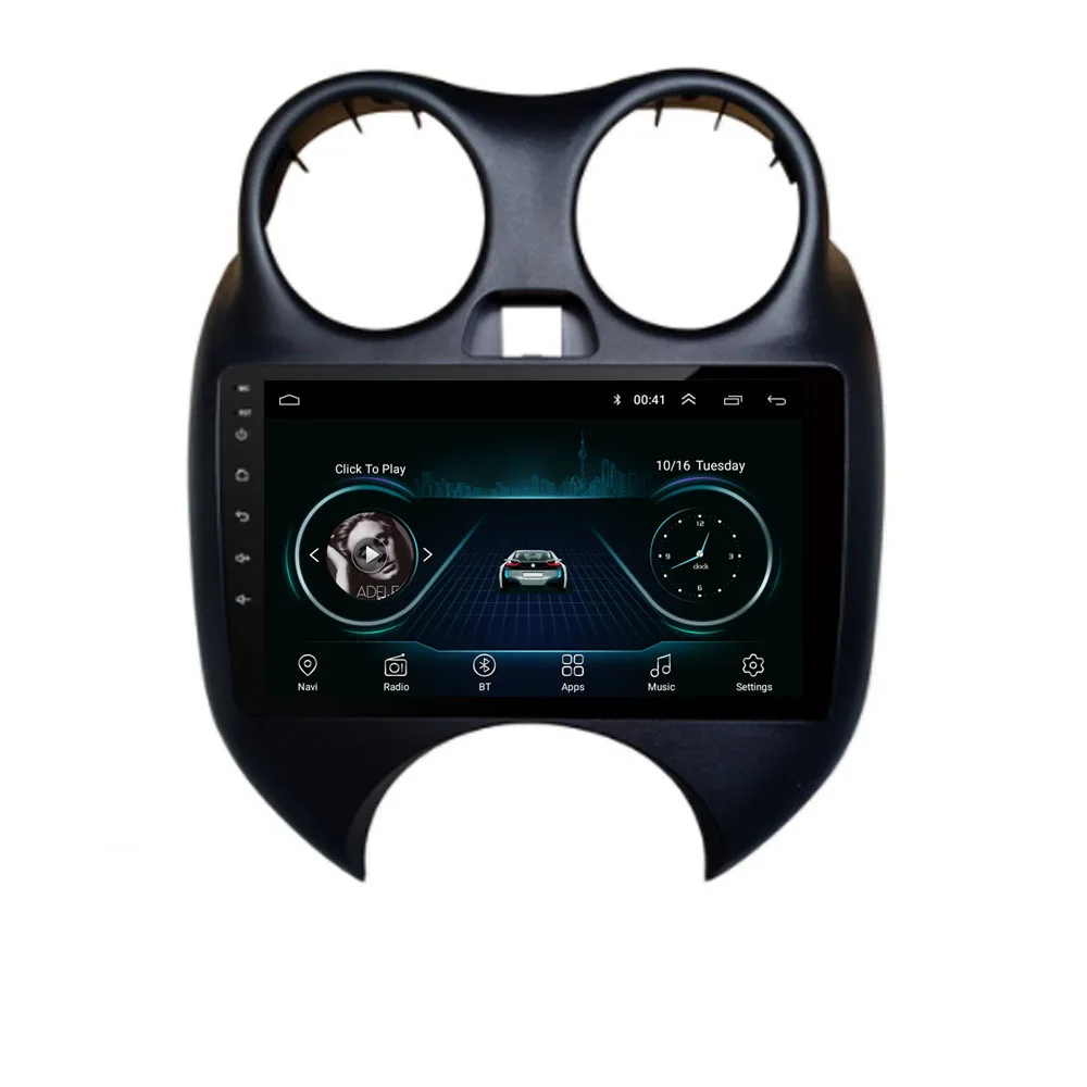 

9" 4G LTE Android 8.1 Car Radio For NISSAN MARCH 2010 2Din GPS Multimedia Player with Bluetooth USB WIFI AUX support DVR SWC