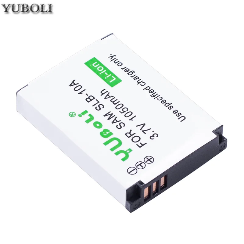 YUBOLI 1050mAh SLB 10A SLB10A аккумулятор + ЖК USB зарядное устройство для Samsung HMX U10 SL720 HZ15W SL310W SL820