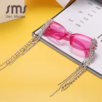 Tassels Sunglasses Wo Luxulry Brand Unique Diamond