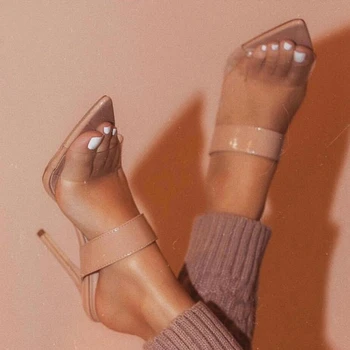 

Karinluna New Arrivals Sexy Large Size 43 Fetish High Heels women's Shoes Summer Party Slipper Sandals Woman