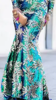 

2019 Latest Net Lace Sequins Fabric For Wedding Sewing Accessories High Quality African French Lace Fabric j0579