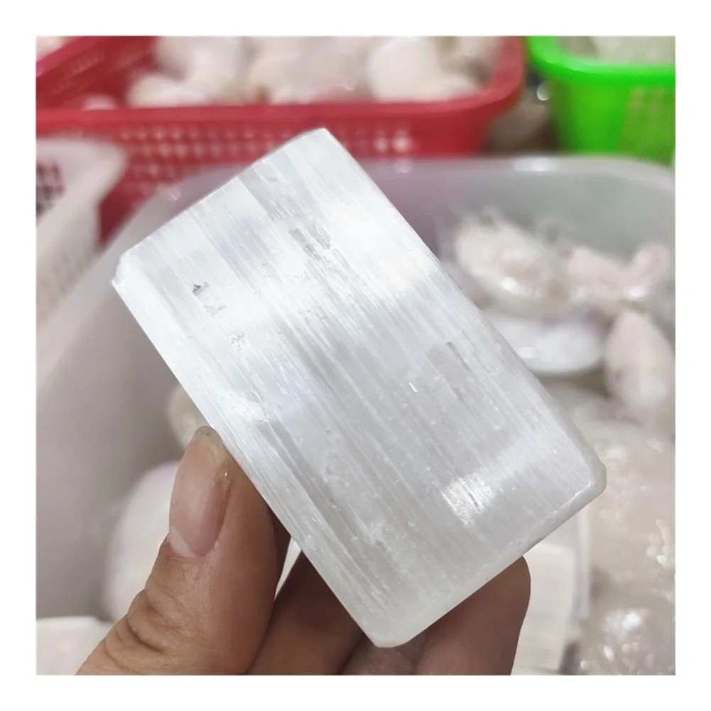 Атласный СПАР селенит пластина для зарядки Восстанавливающий волшебный фэншуй