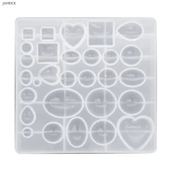 

Silicone Mold DIY Crystal Epoxy Resin Molds Mirror Time Stone Jewelry Making Handicrafts Cake Chocolate Fondant Tools