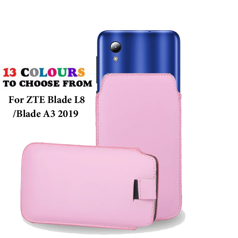 Кожаный чехол Coque для zte Blade L8 Чехол карманный веревочный чехол для zte Blade A3() чехол для телефона