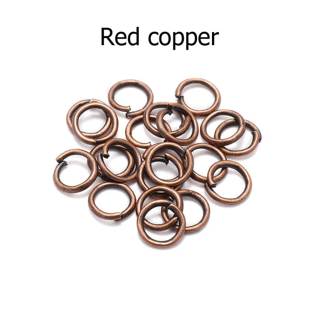 200pcs/lot 4 5 6 7 8 mm Jump Rings Split Rings Connectors for Diy Jewelry  Finding Making Accessories Wholesale Supplies