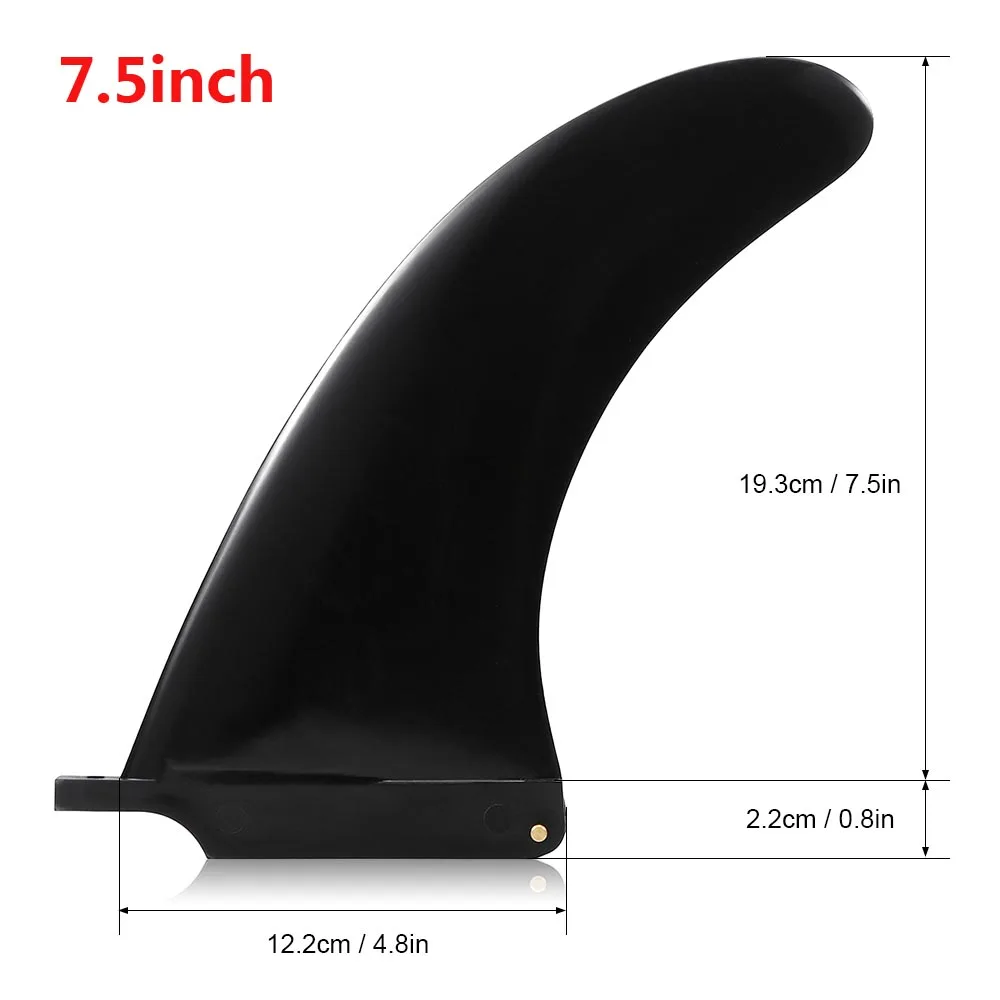 SUP одно плавник центральное ребро нейлон Лонгборд доска для серфинга Paddleboard Fin 6,5 ''/7,5''/8 ''/9''/10'' - Цвет: 7.5 inch