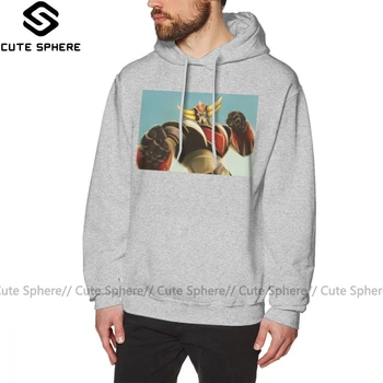 

Goldorak Hoodie Goldorak Hoodies Stylish Long Length Pullover Hoodie XXL Mens White Streetwear Cotton Warm Hoodies