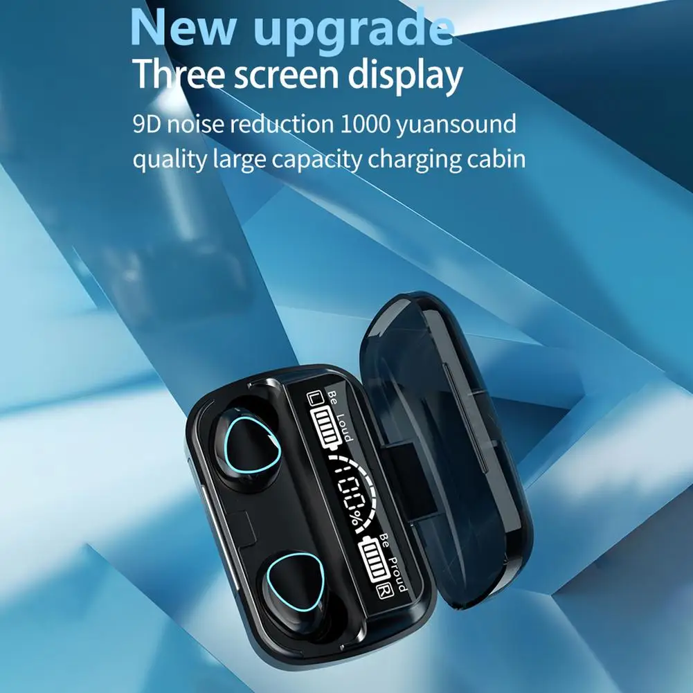 TWS 9D Stereo Bluetooth 5 0 Earphones With Charging Box Wireless Headphone Sports Waterproof Earbuds Headsets