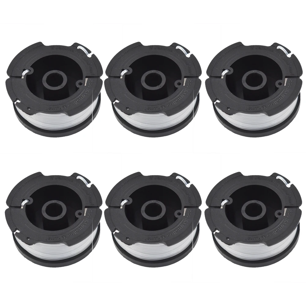 6-Pack BLACK+ DECKER AF-100-3ZP 30ft. 06" триммер сменная катушка