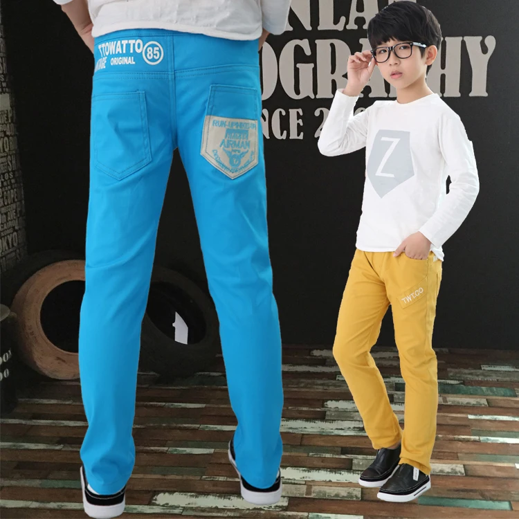 Kids Clothes High Quality Boys Casual Pants Kids Full Length Pants Letter Printed Children Trousers Spring Autumn Boys Pants