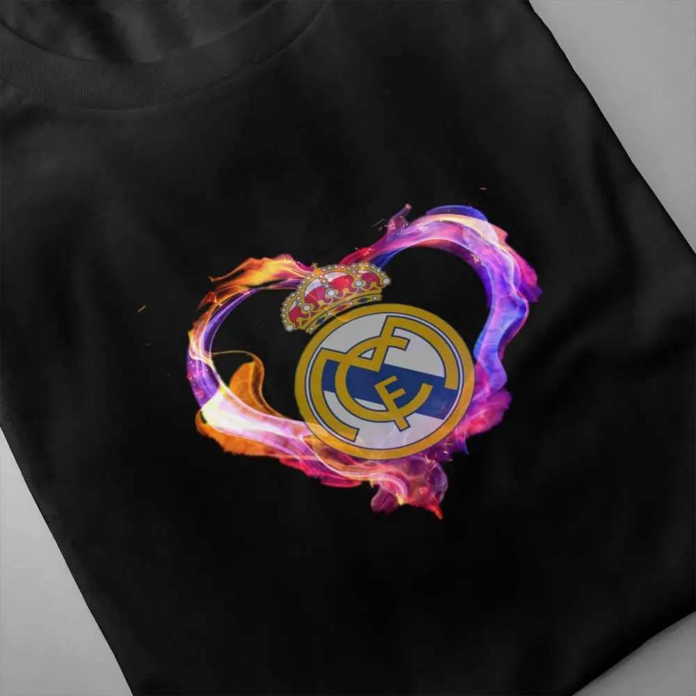 Flame Real Madrid Casual O-Neck Men's Short Sleeve T-shirt 100% Cotton Tee Shirt Printed men clothes 2019 Flame Real Madrid Casual O-Neck Men's Short Sleeve T-shirt 100% Cotton Tee Shirt Printed men clothes 2019