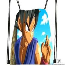 Индивидуализированный Жемчуг дракона аниме походная сумка на шнурке милый рюкзак для детей(черная спинка) 31x40 см#180531-03-55