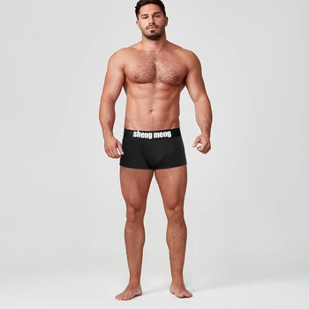 

Mens Boxers Soft Cotton Pure Multi-Color Man Underwear Casual Simple Homme Panties Plus Size Shorts Male Cueca
