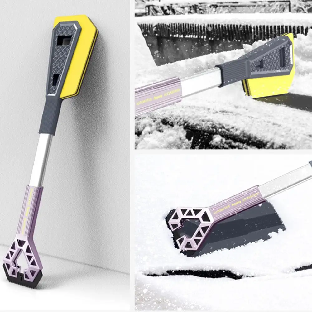 Car Windshield Snow Removal Shovel Quick Clean Glass Sweeping Brush Winter Window Defrosting And Deicing Scraping Cleaning Tool |