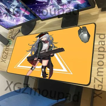 

XGZ Fashion Gunner Anime Custom Large Gaming Mouse Pad Black Lock Edge Girls Frontline Office Computer Desk Mat Rubber Non-slip