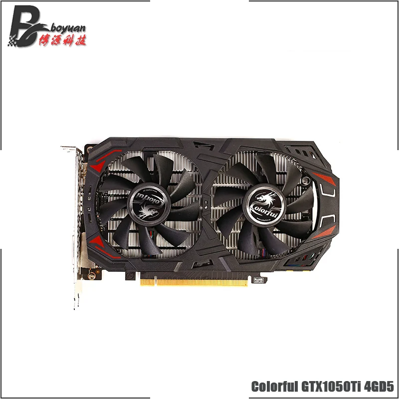 Colorful GeForce GTX1050Ti 4GD5 GTX 1050Ti  4G GDDR5 128bit  AMD Intel Desktop CPU NEW graphics cards computer