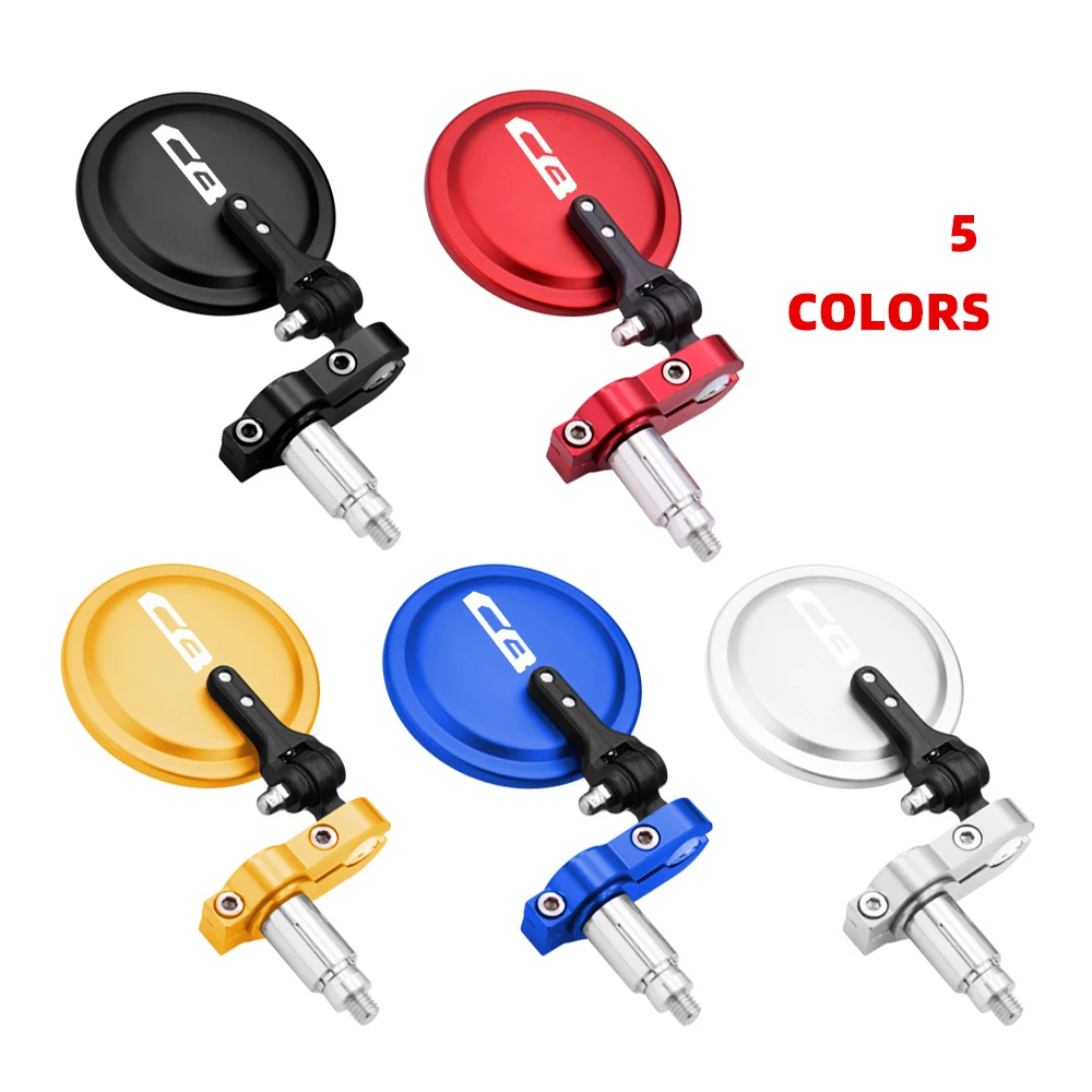 Motorcycle Mirrors 3 Inch Round Folding Bar End Side Mirrors For Honda CB125R CB650R CB190R CB250R CB300R CB400 CB500X CB1000R motorcycle handle bar mirror