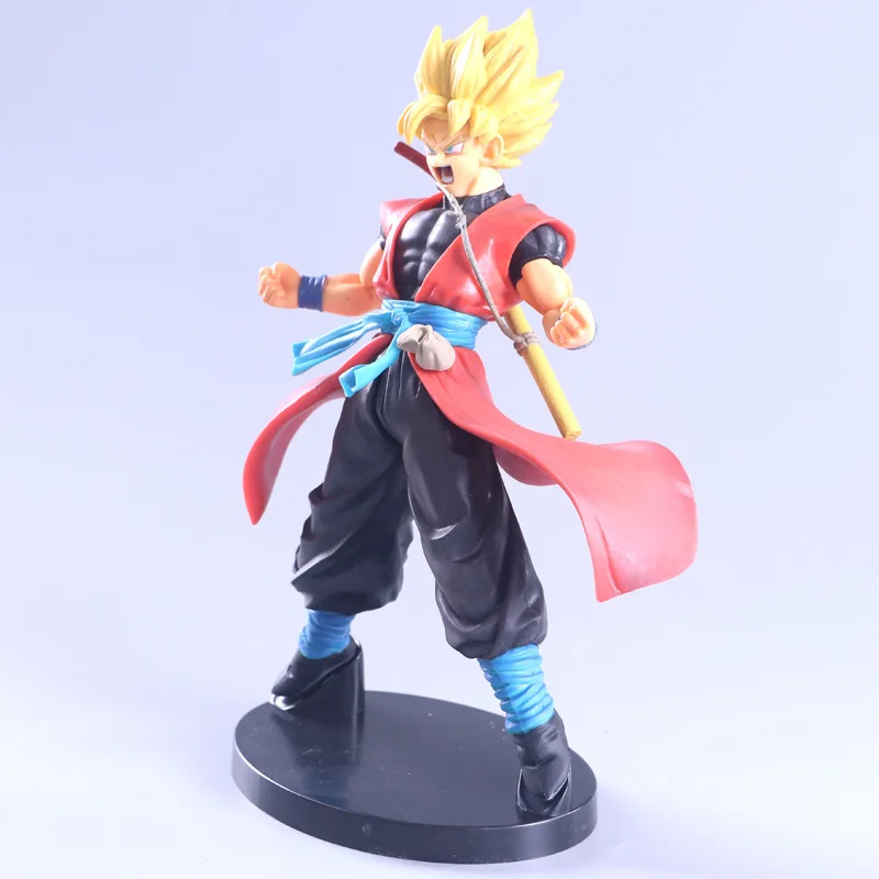 

Mifen Anime Garage Kit Model qlz Hero Saiyan People Zeno7 Anniversary Goku Parent-Child PVC Box