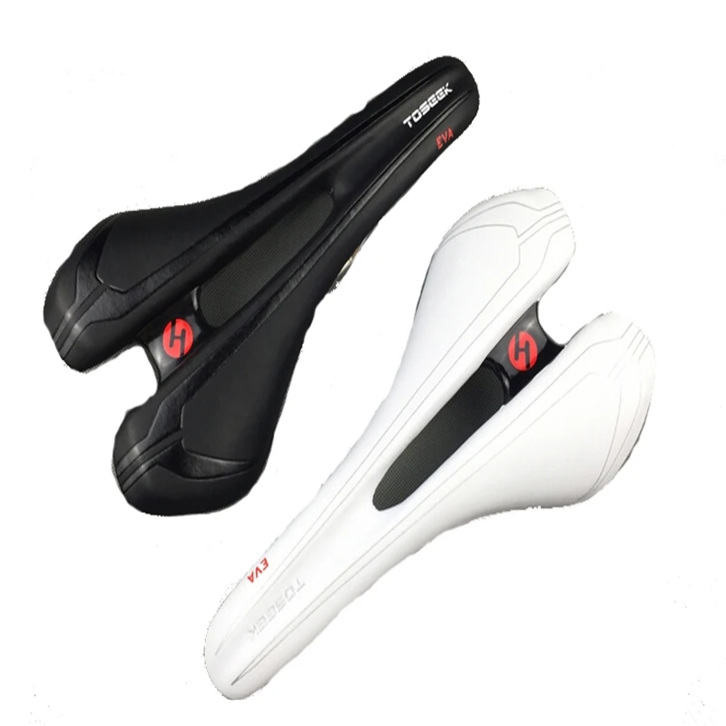 

Bike seat boby geometry with PU leather EVA and titanium bow black /white bicycle saddle geometry with titanium round