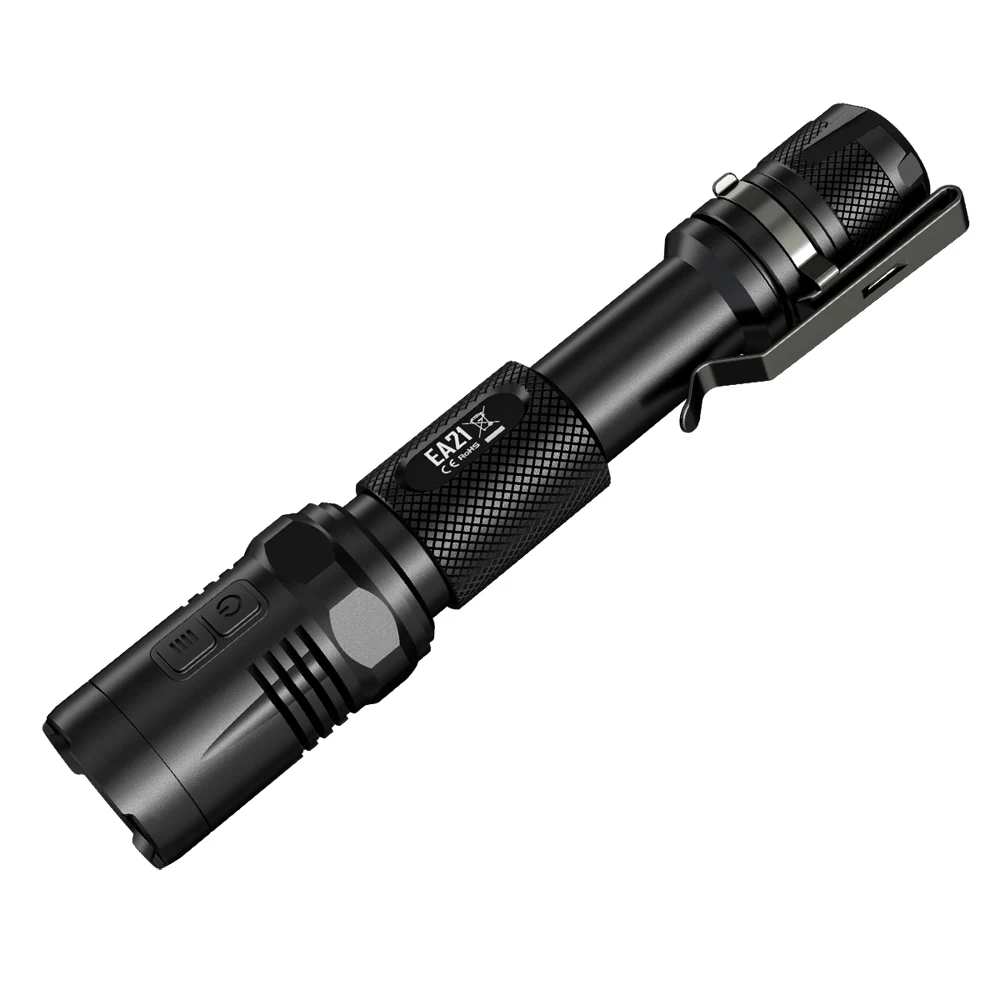 Скидка NITECORE EA21 CREE XPG2 светодиодный фонарик водонепроницаемый алюминиевый 2AA аккумулятор портативный фонарь для путешествий
