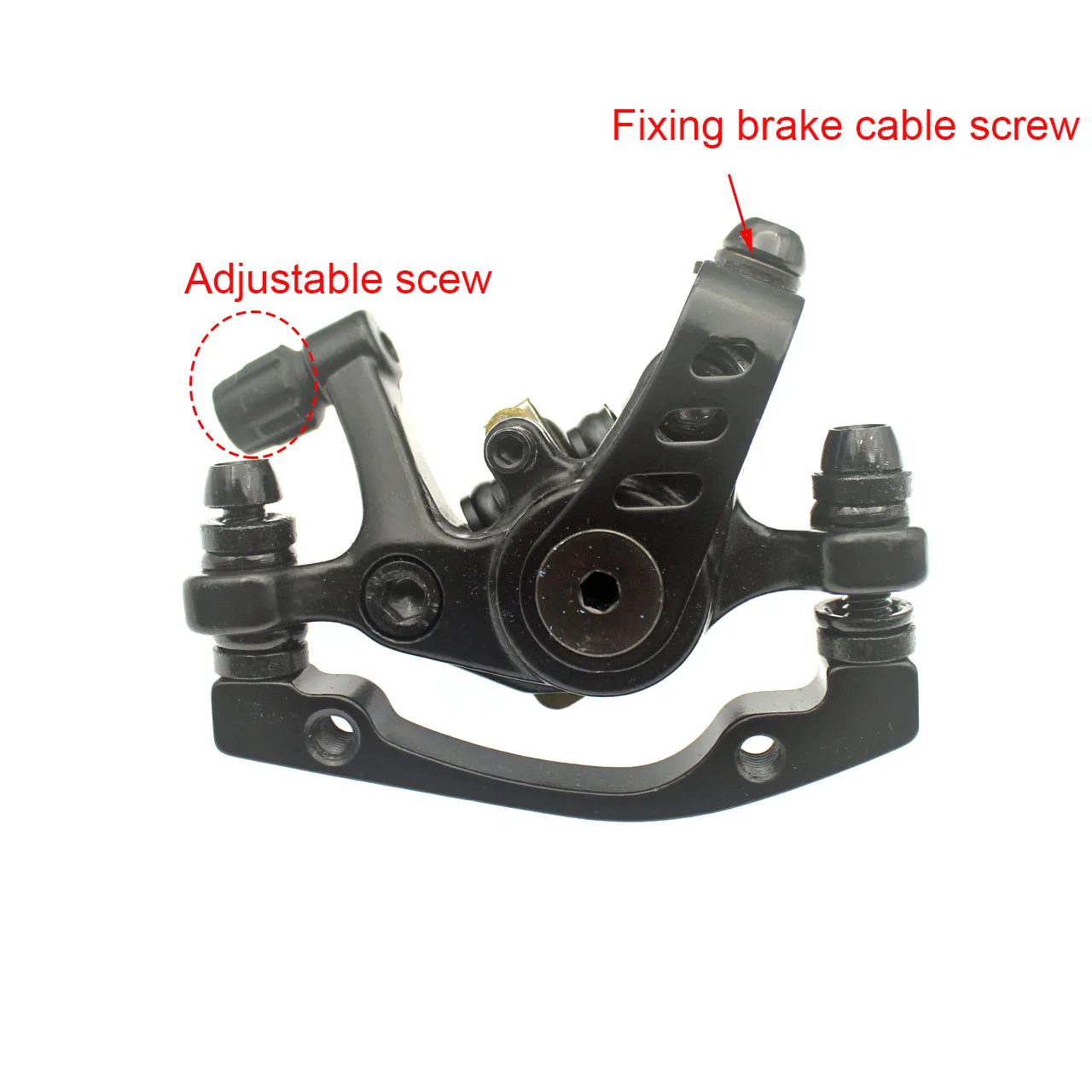 Mountain Bicycle Disc Brake Bicycle Disc Brake Mountain Bike Disc Brake MTB Road Bike Mechanical Disc Brake F160 R160 Bicycle Brake Caliper Bilateral Aluminum Alloy Double Fiido D2 E-bike