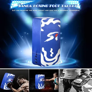 

Foot Target Sport Training Boxing Muay Kick Pad Training Shield Curve Pads Punch Fight Punching Bag Durable#g3
