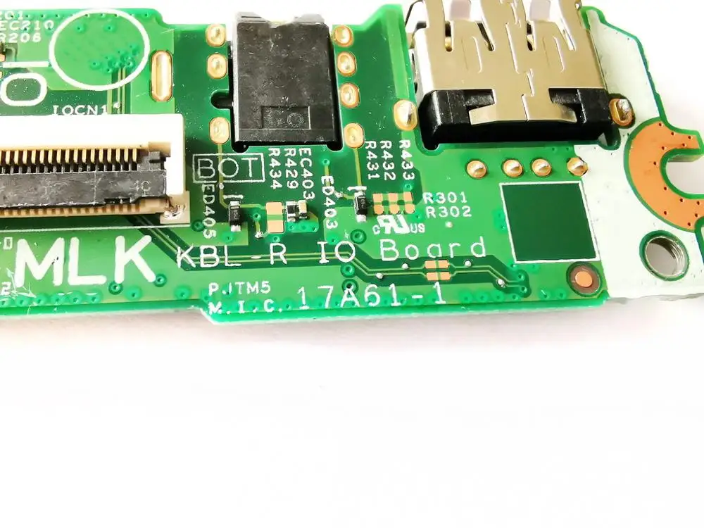 US $23.00 Original For DELL 17A611 USB Board Audio Board KBLR 17A611 Tested Good Free Shipping