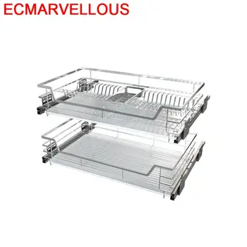 

Pantry Armario De Cocina Despensa Accessories Organizer Stainless Steel Rack Cuisine Cozinha Kitchen Cabinet Storage Basket