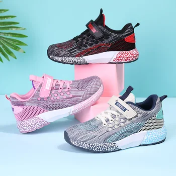 

Kids Fashion Sneakers Children Casual Walking Shoes Boys Girl Hollow Out Mesh Tennis Shoes Breathable Light Sports Running Shoes