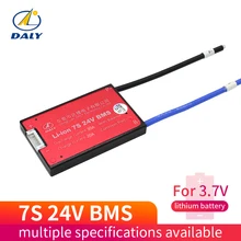 Водонепроницаемый 7S 15A 20A 30A 40A 60A 24 В защита литиевой батареи BMS электрический заряд Li Lipo NiCoMn ионные ячейки с балансом