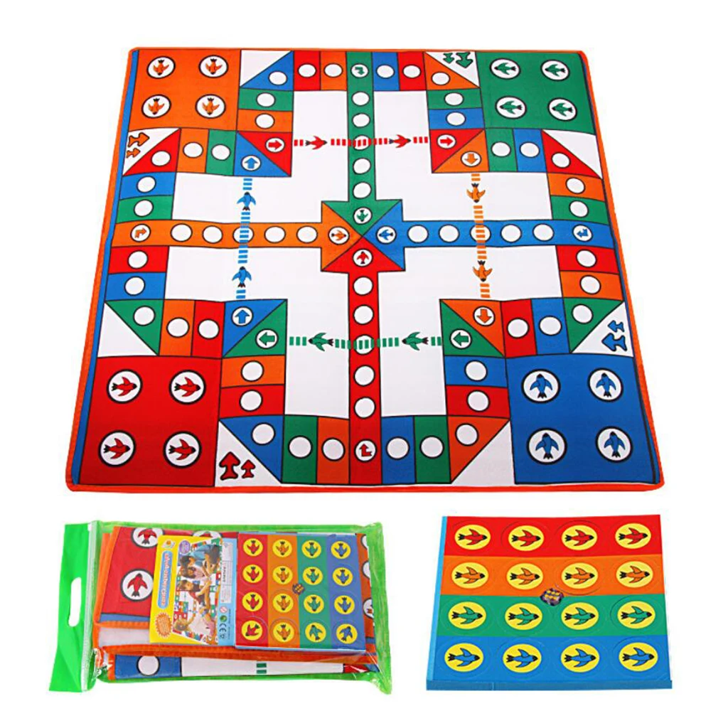 82x82cm Play Baby Ludo Mat Crawling Floor Pad Soft Blanket Kids Camping