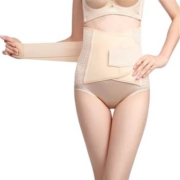 

3 in 1 Belly Abdomen Pelvis Body Recovery Postpartum Belt Shapewear Breathable Waist Trainer Corset Maternity For Pregnant Care