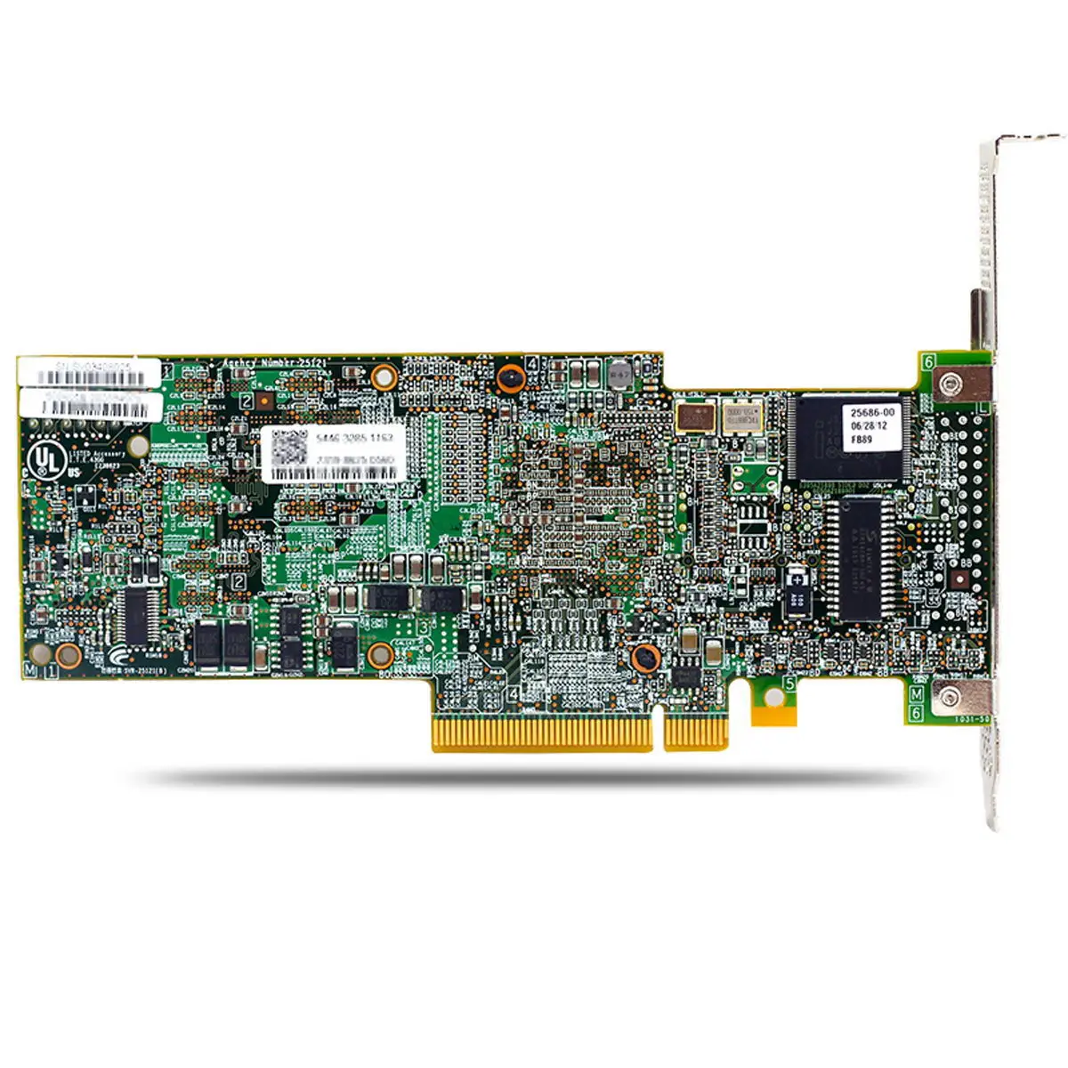 Плата контроллера CYSM LSIMegaRAID SAS LSI 9260-8i LSI00198 8 портов 512 МБ кэш SFF8087 6 ГБ RAID0.1.5.6 PCI-E 2,0X8